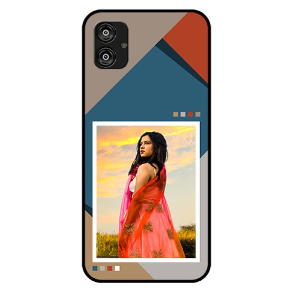 Galaxy F04 Personalized Glass Phone Case - Retro color pallet Design Galaxy F04 Personalized Glass Phone Case - Retro color pallet Design
