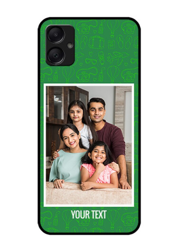 Galaxy F05 Custom Glass Phone Case - Picture Upload Design