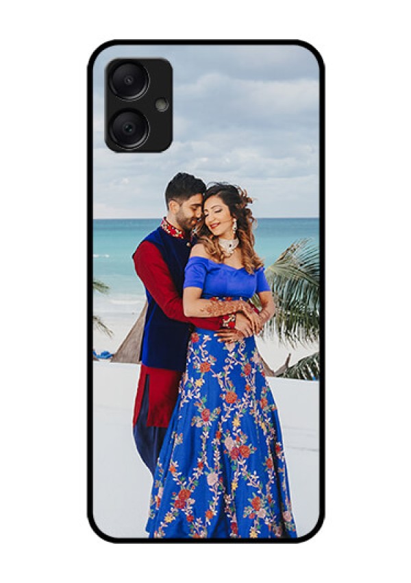 Galaxy F05 Custom Glass Phone Case - Upload Full Picture Design