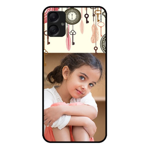 Galaxy F05 Custom Glass Phone Case - Boho Style Design