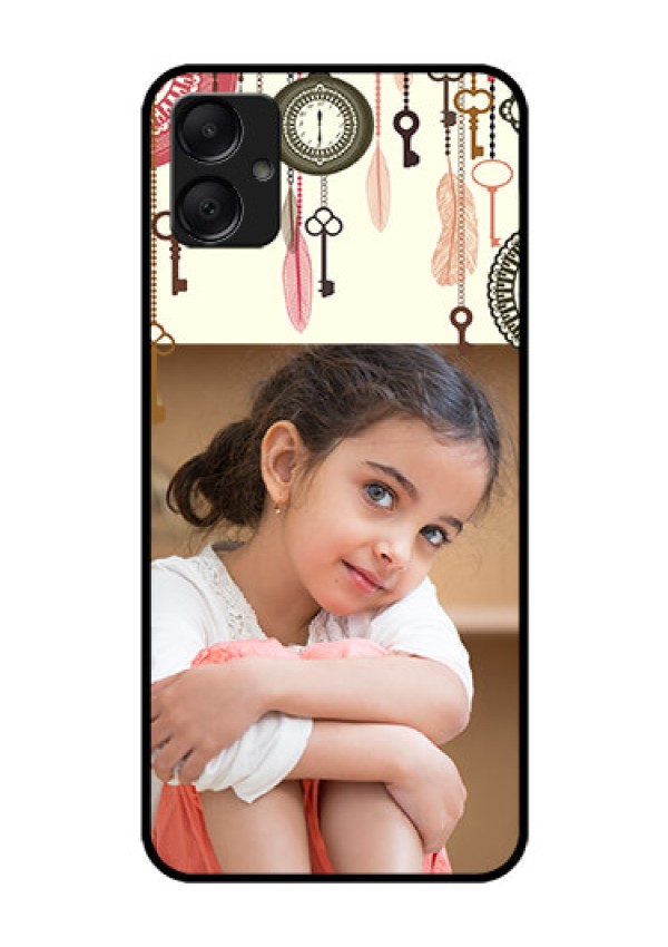 Galaxy F05 Custom Glass Phone Case - Boho Style Design