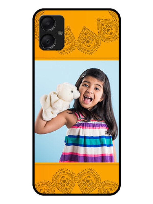 Custom Galaxy F05 Custom Glass Phone Case - Photo Wedding Design