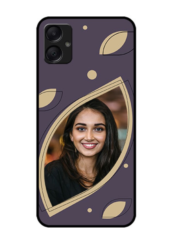 Galaxy F05 Custom Glass Phone Case - Falling Leaf Design