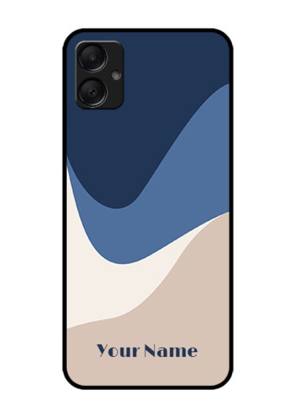 Galaxy F05 Custom Glass Phone Case - Abstract Drip Art Design