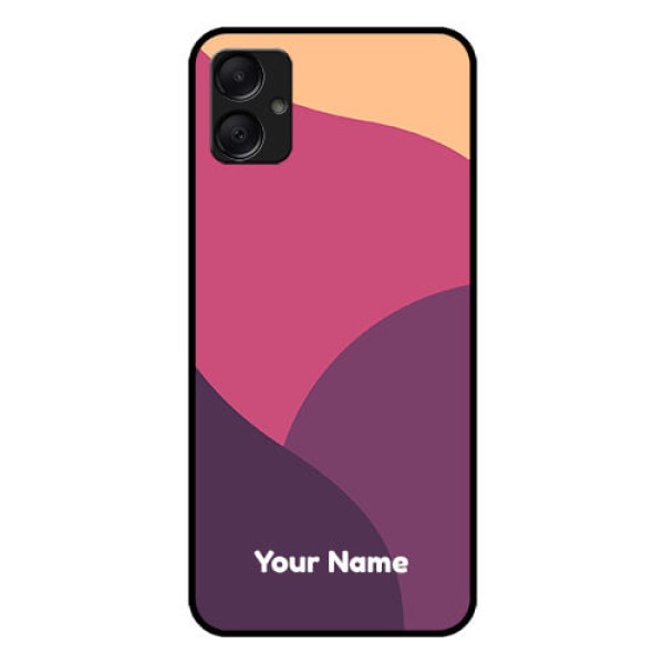 Galaxy F05 Custom Glass Phone Case - Mixed Multi - Colour Abstract Art Design Galaxy F05 Custom Glass Phone Case - Mixed Multi - Colour Abstract Art Design
