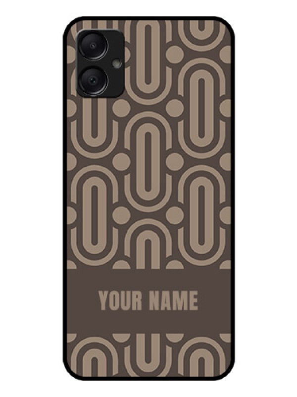 Custom Galaxy F05 Custom Glass Phone Case - Captivating Zero Pattern Design