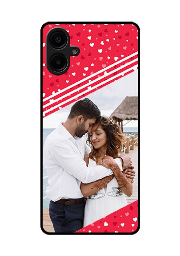 Galaxy F06 Custom Glass Phone Case - Valentines Gift Design