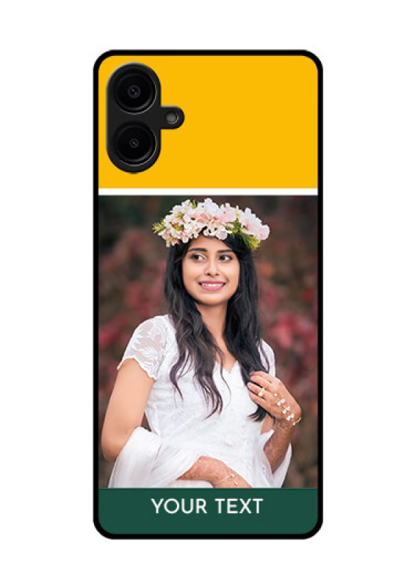 Galaxy F06 Custom Glass Phone Case - Love You Design
