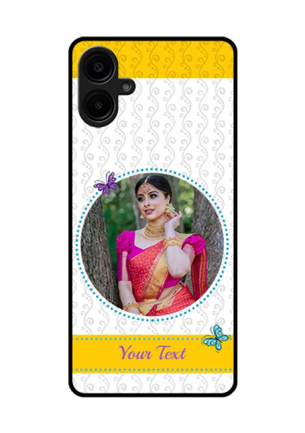 Galaxy F06 Custom Glass Phone Case - Girls Premium Case Design