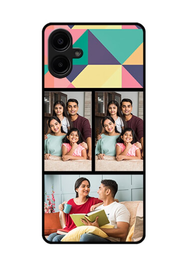 Galaxy F06 Custom Glass Phone Case - Bulk Pic Upload Design