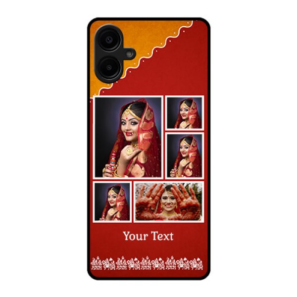Galaxy F06 Custom Glass Phone Case - Wedding Pic Upload Design Galaxy F06 Custom Glass Phone Case - Wedding Pic Upload Design