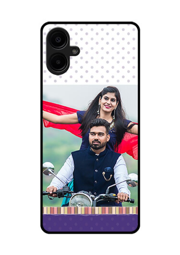 Galaxy F06 Custom Glass Phone Case - Cute Family Design