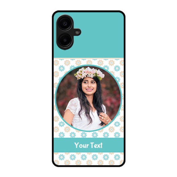 Galaxy F06 Custom Glass Phone Case - Beautiful Flowers Design