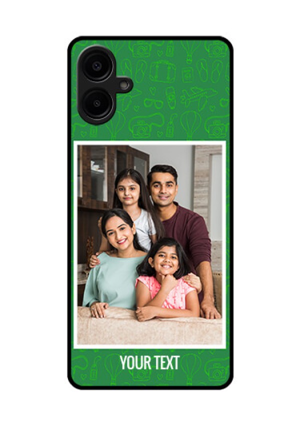 Galaxy F06 Custom Glass Phone Case - Picture Upload Design