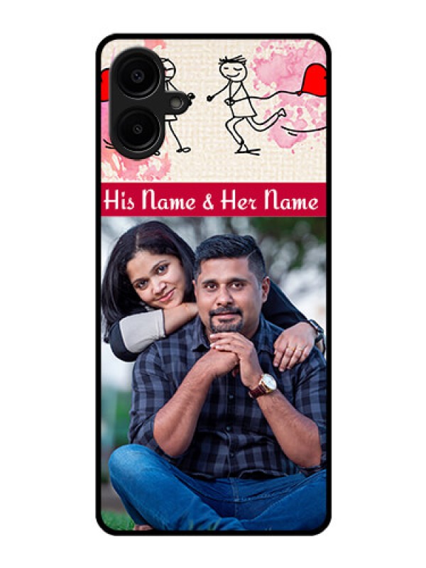 Custom Galaxy F06 Custom Glass Phone Case - You And Me Case Design