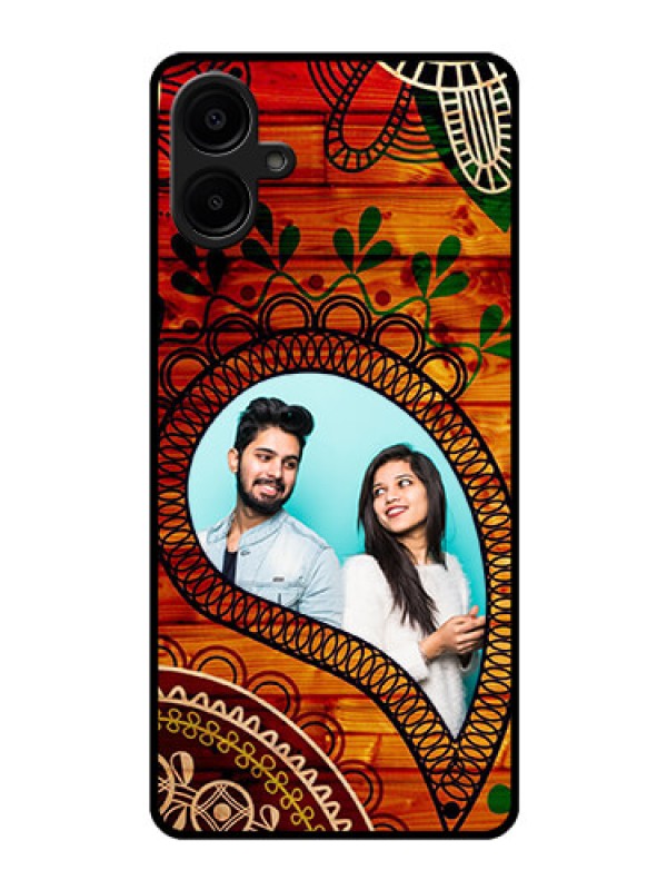 Custom Galaxy F06 Custom Glass Phone Case - Abstract Colorful Design