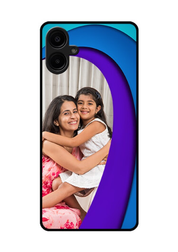 Galaxy F06 Custom Glass Phone Case - Simple Pattern Design