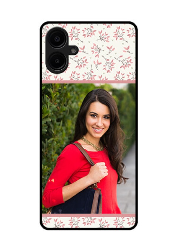 Galaxy F06 Custom Glass Phone Case - Stunning Floral Design