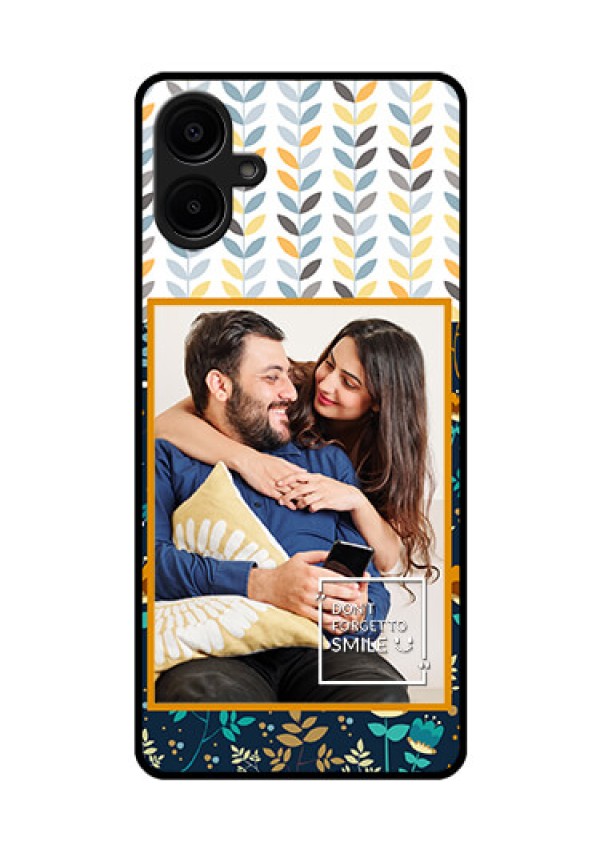 Galaxy F06 Custom Glass Phone Case - Pattern Design