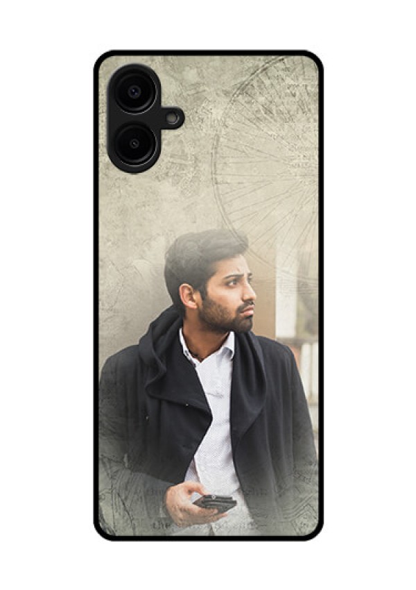 Galaxy F06 Custom Glass Phone Case - With Vintage Design