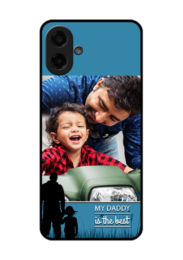 Samsung Galaxy F07 Custom Glass Phone Case - Best Dad Design
