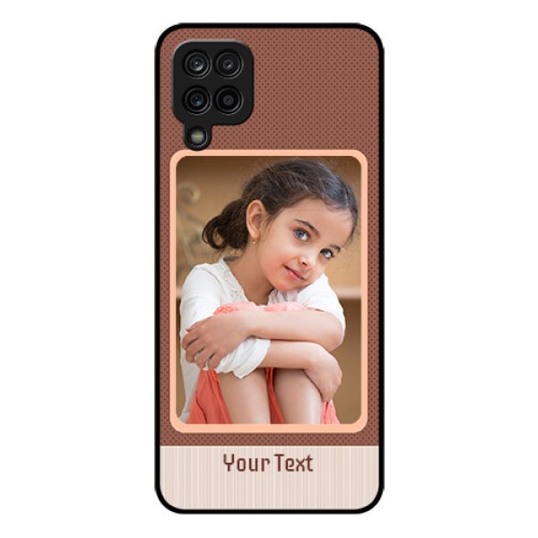 Galaxy F12 Custom Glass Phone Case - Simple Pic Upload Design Galaxy F12 Custom Glass Phone Case - Simple Pic Upload Design