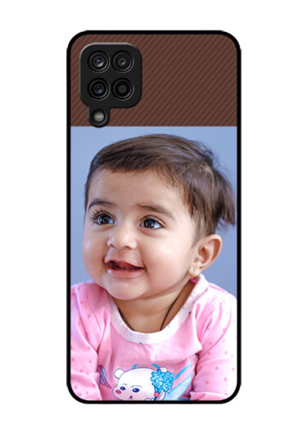 Galaxy F12 Custom Glass Mobile Case - Elegant Case Design
