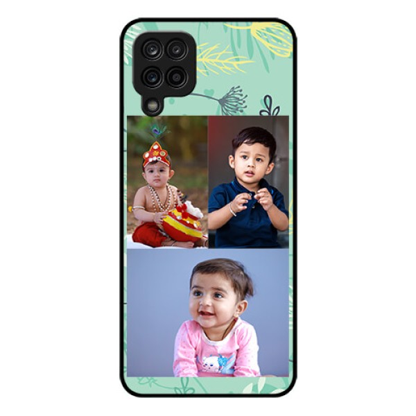 Galaxy F12 Photo Printing on Glass Case - Forever Family Design 