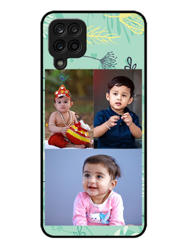 Custom Galaxy F12 Photo Printing on Glass Case - Forever Family Design 