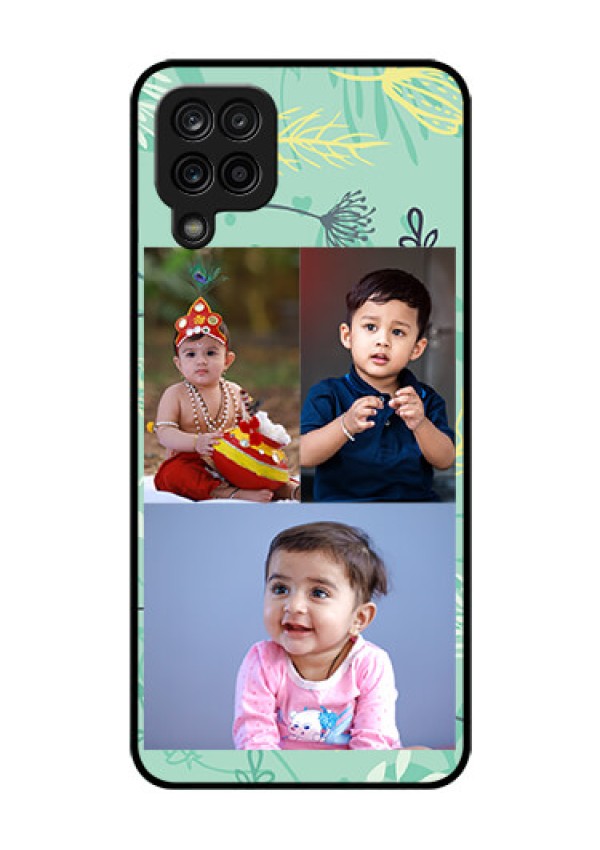 Galaxy F12 Photo Printing on Glass Case - Forever Family Design 