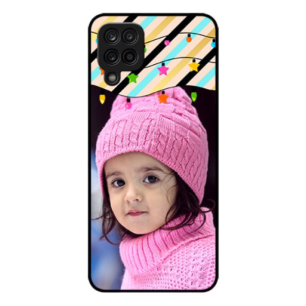 Galaxy F12 Custom Glass Mobile Case - Lights Hanging Design