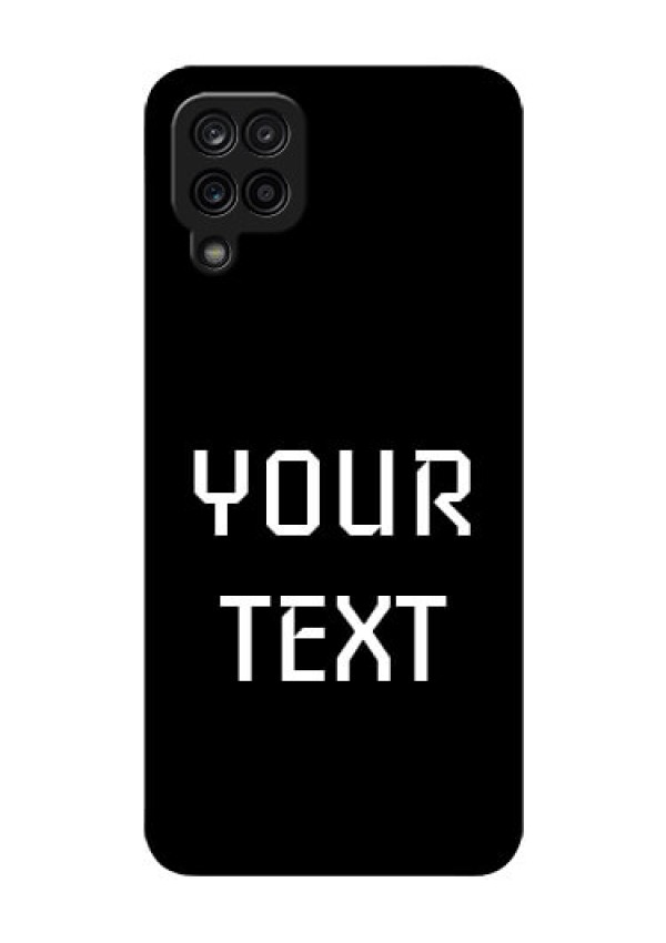 Galaxy F12 Your Name on Glass Phone Case