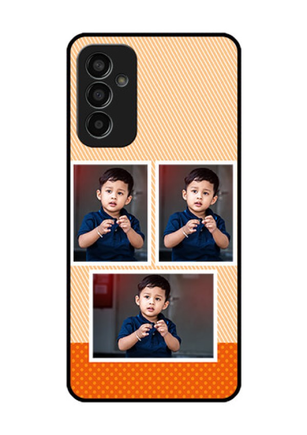 Galaxy F13 Photo Printing on Glass Case - Bulk Photos Upload Design
