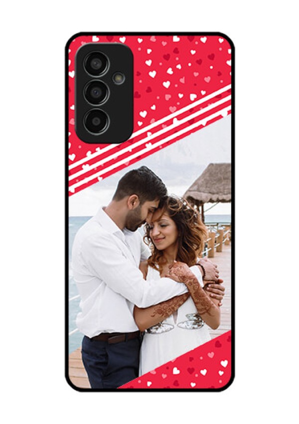 Galaxy F13 Custom Glass Mobile Case - Valentines Gift Design