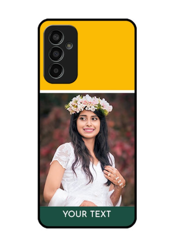 Galaxy F13 Photo Printing on Glass Case - Love You Design