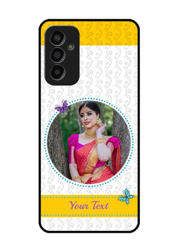 Galaxy F13 Custom Glass Mobile Case - Girls Premium Case Design