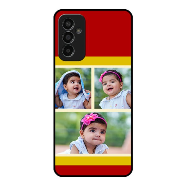 Galaxy F13 Custom Glass Mobile Case - Multiple Pic Upload Design