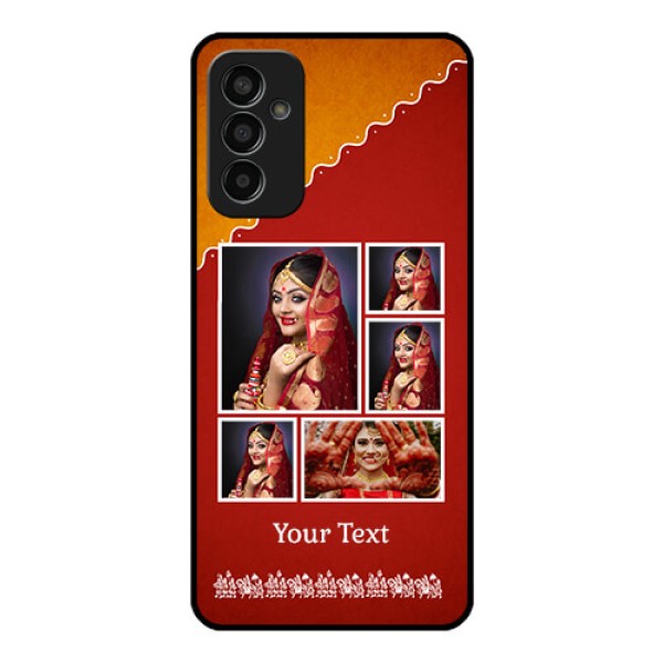 Galaxy F13 Personalized Glass Phone Case - Wedding Pic Upload Design Galaxy F13 Personalized Glass Phone Case - Wedding Pic Upload Design