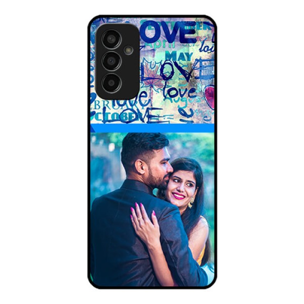 Galaxy F13 Custom Glass Mobile Case - Colorful Love Design Galaxy F13 Custom Glass Mobile Case - Colorful Love Design