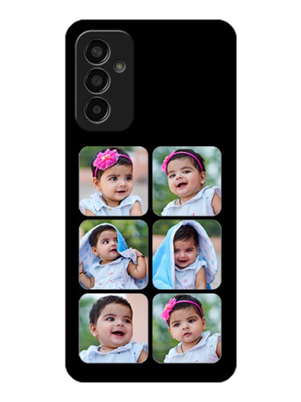 Custom Galaxy F13 Photo Printing on Glass Case - Multiple Pictures Design