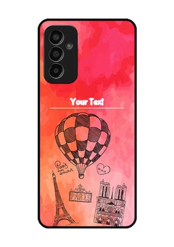 Galaxy F13 Custom Glass Phone Case - Paris Theme Design