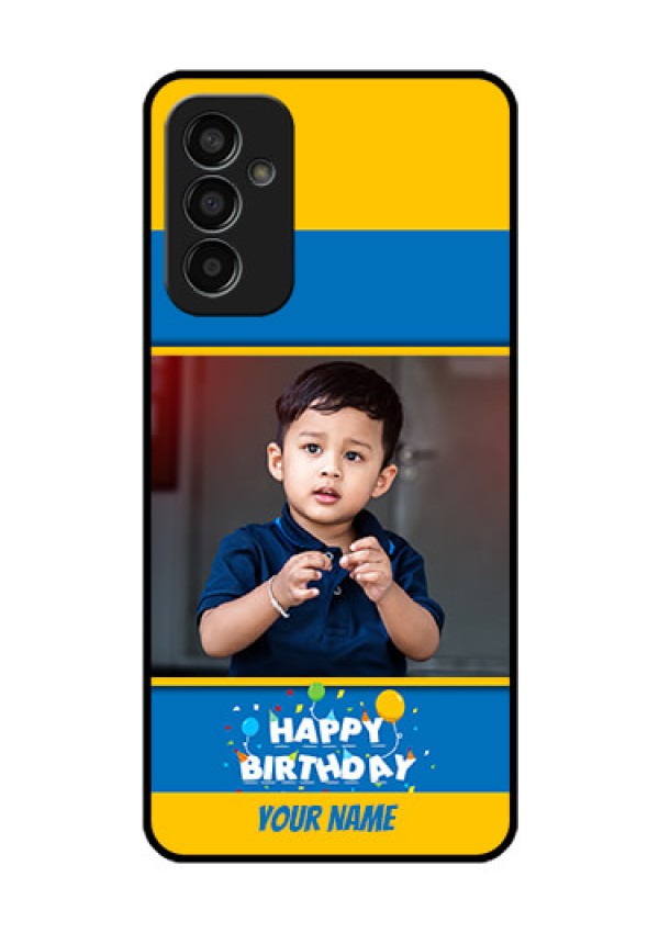 Galaxy F13 Custom Glass Mobile Case - Birthday Wishes Design