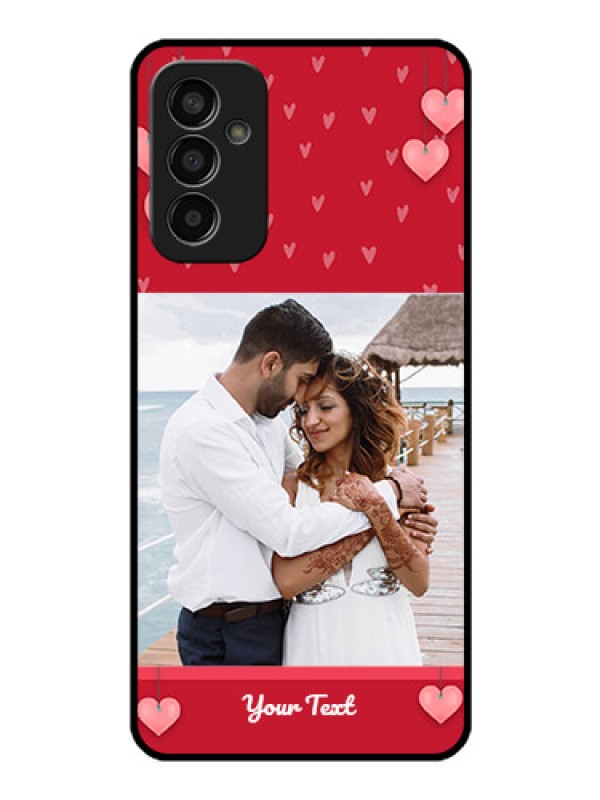 Custom Galaxy F13 Custom Glass Phone Case - Valentines Day Design