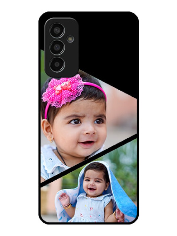 Custom Galaxy F13 Custom Glass Phone Case - Semi Cut Design