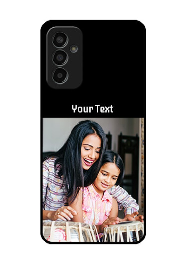 Galaxy F13 Photo with Name on Glass Phone Case