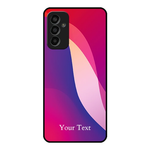 Galaxy F13 Personalized Glass Phone Case - Digital abstract Overlap Design Galaxy F13 Personalized Glass Phone Case - Digital abstract Overlap Design