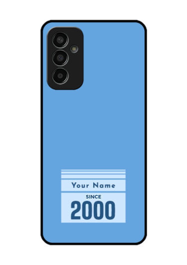 Galaxy F13 Custom Glass Mobile Case - Custom Year of birth Design