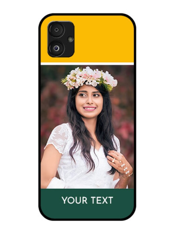 Custom Samsung Galaxy F14 5G Photo Printing on Glass Case - Love You Design