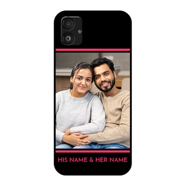 Samsung Galaxy F14 5G Custom Glass Mobile Case - with Add Text Design