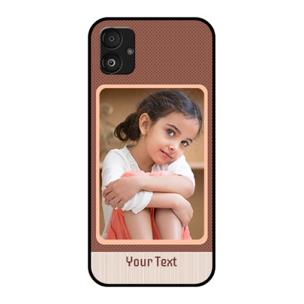 Samsung Galaxy F14 5G Custom Glass Phone Case - Simple Pic Upload Design Samsung Galaxy F14 5G Custom Glass Phone Case - Simple Pic Upload Design